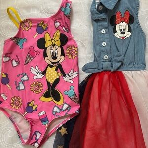 DISNEY - Minnie Mouse Toddler Girl Summer